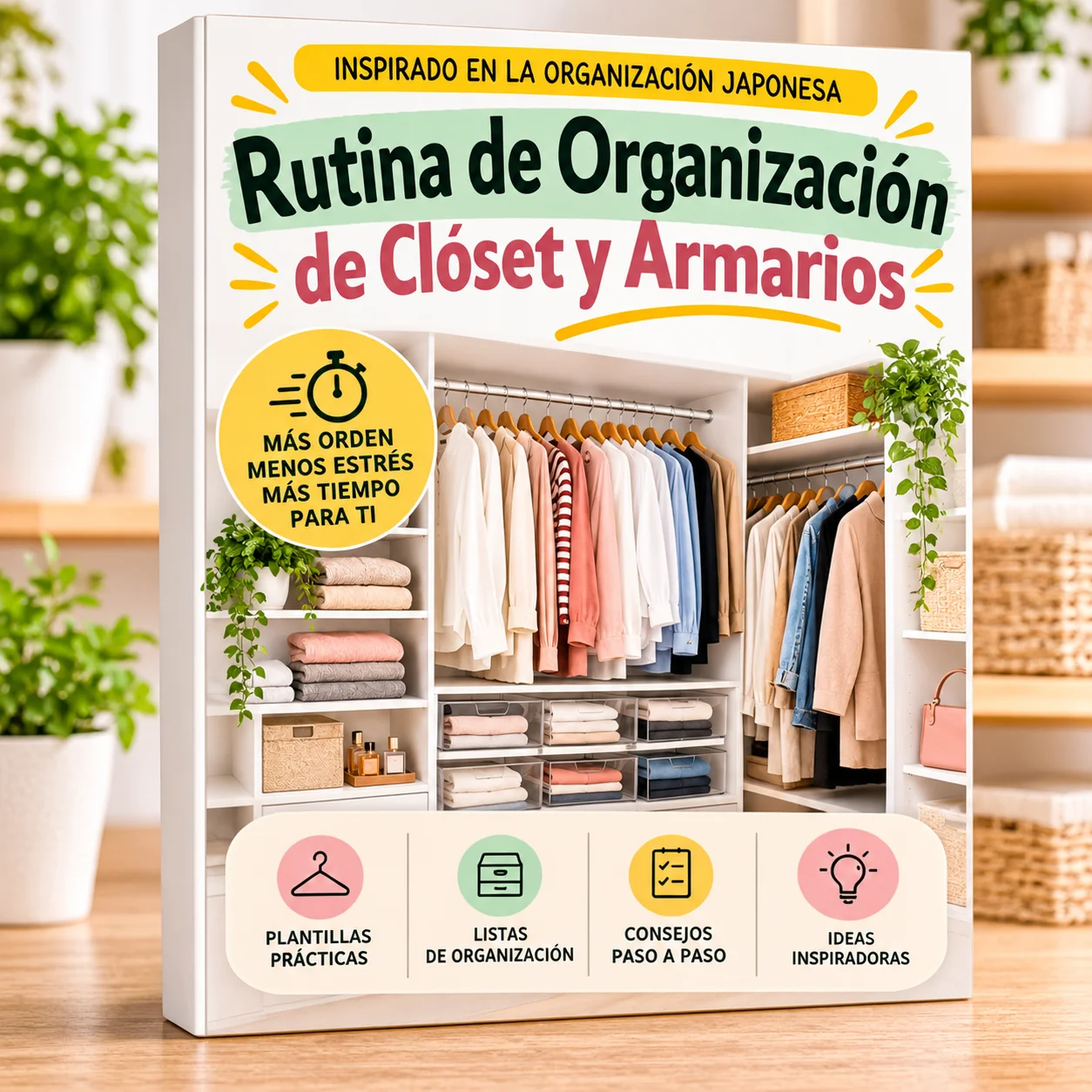 Portada del bono Rutina de Organización de Clóset y Armarios