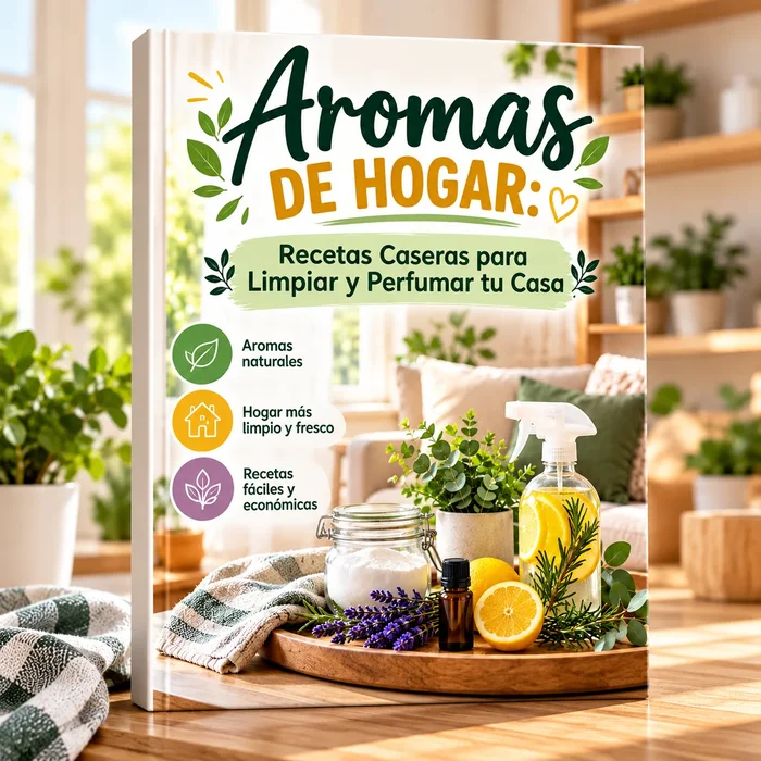 Portada del bono Aromas de Hogar: Recetas Naturales para Limpiar y Perfumar tu Casa