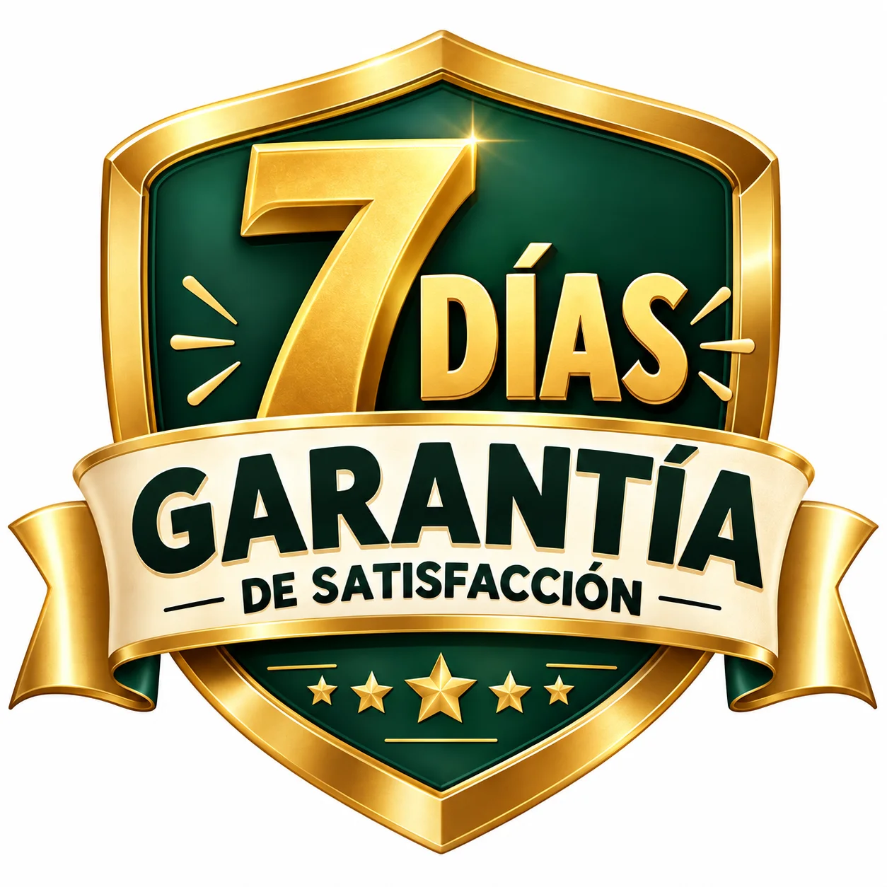 Garantía de satisfacción de 7 días