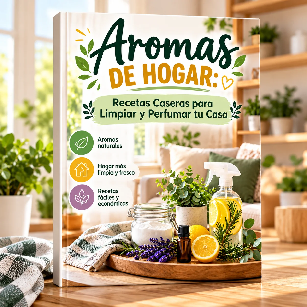 Portada del bono Aromas de Hogar: Recetas Naturales para Limpiar y Perfumar tu Casa