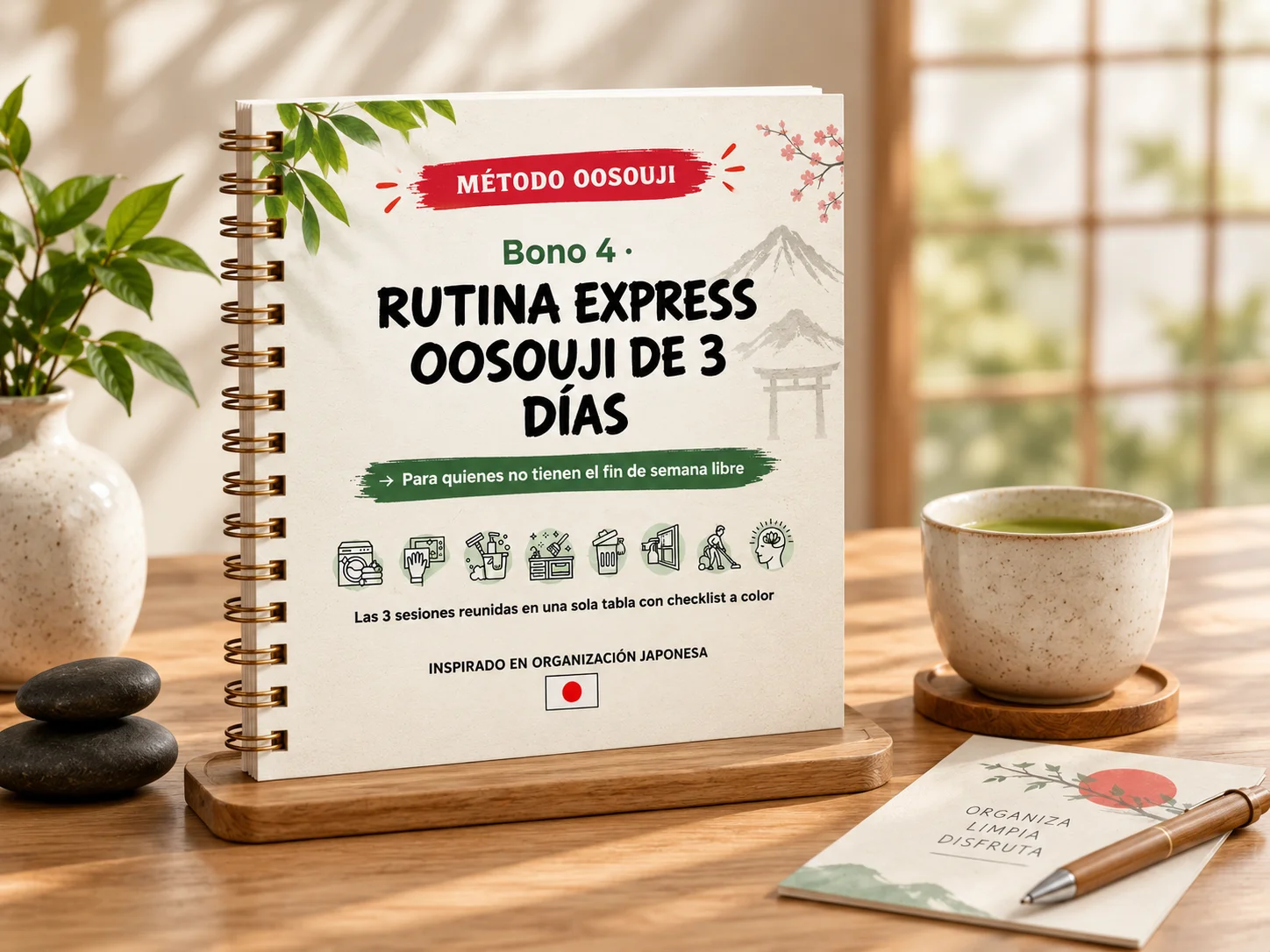 Guía express digital de tres sesiones con el reparto de tiempos