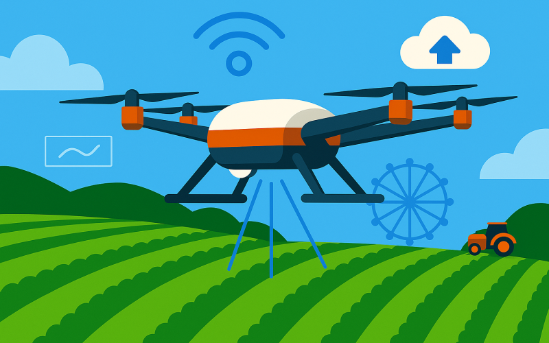 El uso de drones en el agronegocio: cómo la tecnología está transformando la agricultura